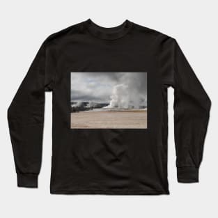 A Dusting of Snow in Yellowstone National Park Long Sleeve T-Shirt